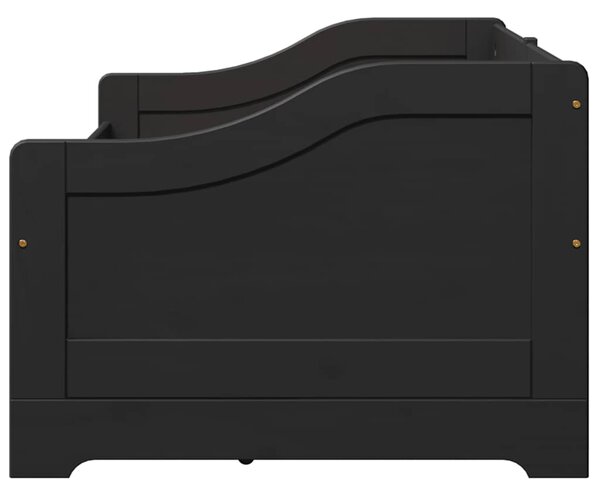 Dnevni krevet s 3 ladice bez madraca "IRUN" crni 90x200 cm - Crna / N/A