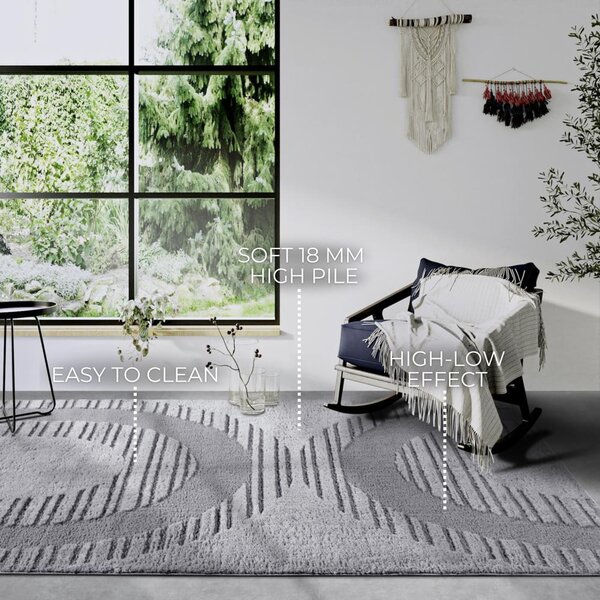 Sivi tepih 160x235 cm Bartoux Light Grey – Elle Decoration