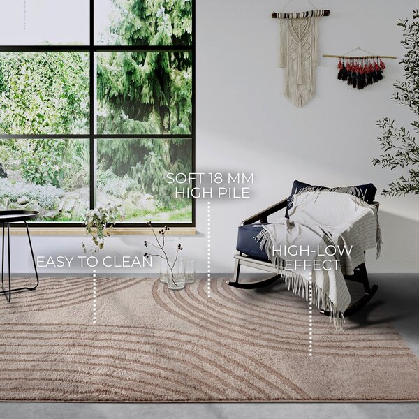 Bež tepih 200x280 cm Pigment Beige – Elle Decoration