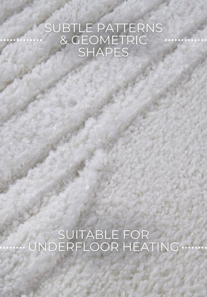 Krem tepih 160x235 cm Bartoux Cream White – Elle Decoration