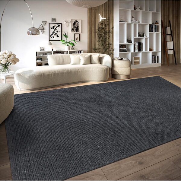 Tamno sivi ručno rađen vuneni tepih 160x230 cm Francois – Villeroy&Boch