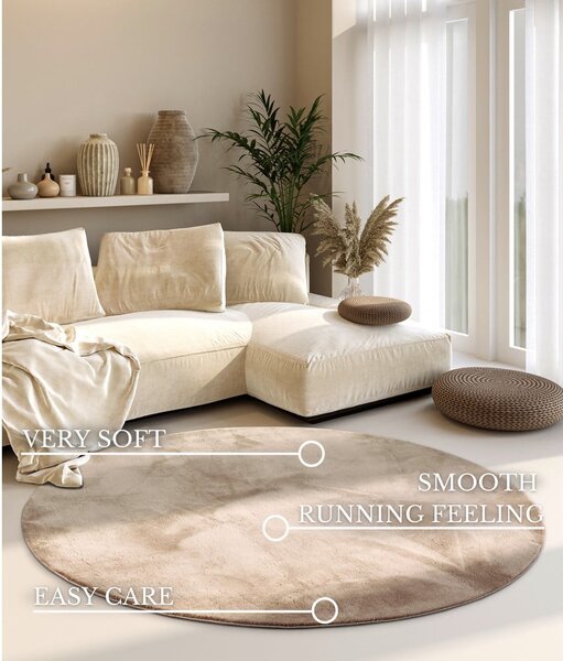 Krem okrugao tepih ø 160 cm Leon – Villeroy&Boch