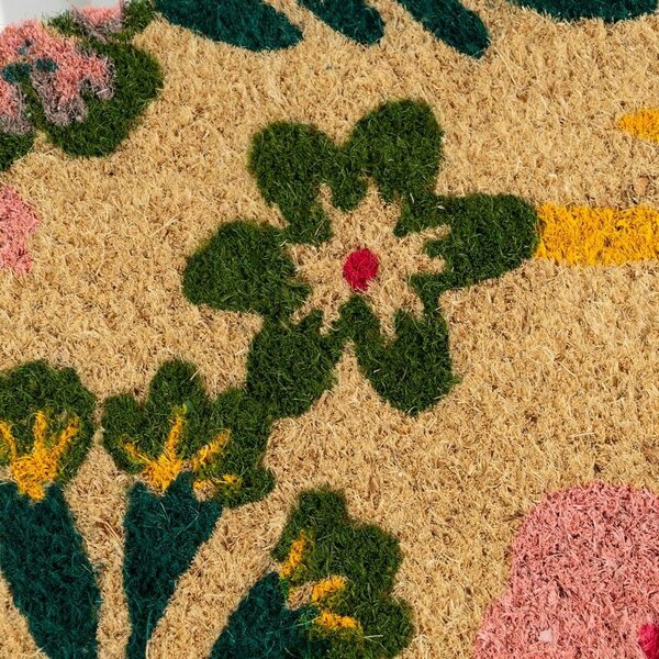Otirač od kokosovih vlakana 40x60 cm Flora – Casa Selección