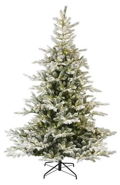 Umjetno božićno drvce Grandis sa snijegom i LED lampicama – 210 i 240 cm - visina 210 cm