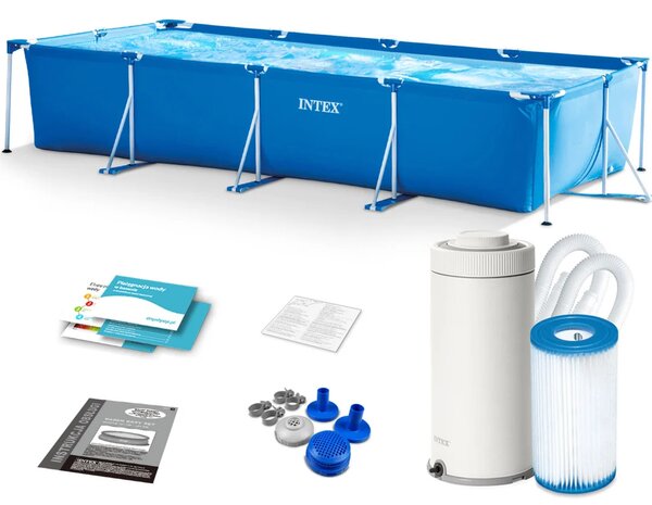 Bazen s okvirom Intex 28274, 450 × 220 × 84 cm, set 10 u 1