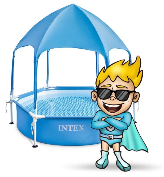 Dječji bazen s okvirom i krovom 183 x 38 cm INTEX 28209