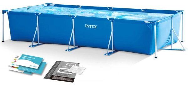 Vrtni bazen s okvirom 450 x 220 x 84 cm INTEX 28273