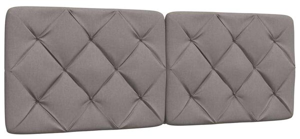 Okvir kreveta s LED-om bez madraca Taupe 140x190 cm tkanina - Tupe / 140 x 190 cm