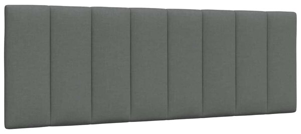 Krevet s madracem Hanko tamnosivi 120 x 200 cm od tkanine - Siva / 120 x 200 cm