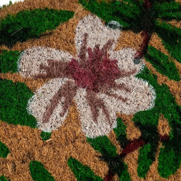 Otirač od kokosovih vlakana 40x60 cm Leafy – Casa Selección