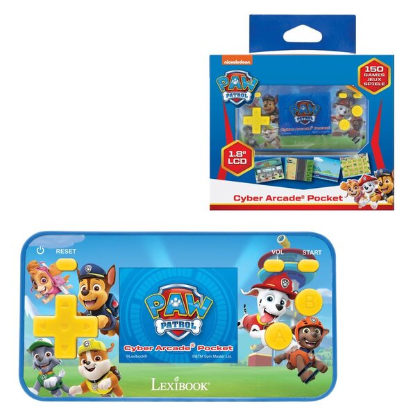 LEXIBOOK ručna igrača konzola Paw Patrol - LCD zaslon u boji od 1,8"