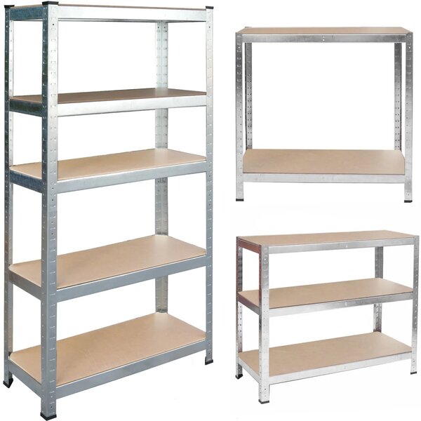 Metalna polica za odlaganje 180 x 90 x 30 cm Humberg 4843