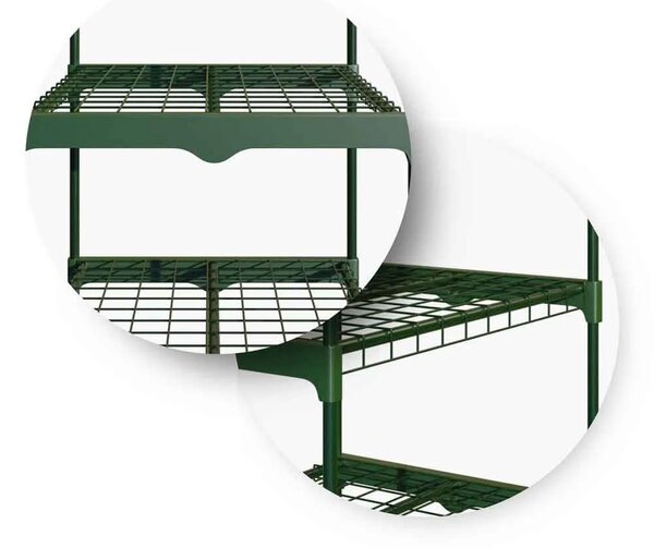 Polica za staklenik 69 x 49 x 125 cm Plonos 4921