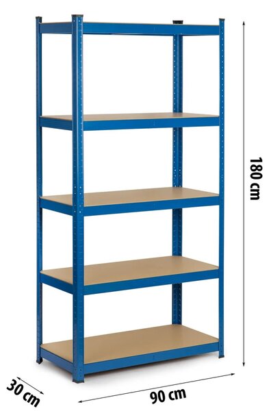 Metalna polica za odlaganje 180 x 90 x 30 cm Humberg 4845