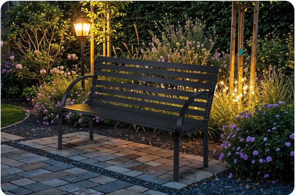 Vrtna klupa s naslonom 117,5 x 83 x 57 cm Sofotel Luca