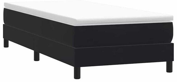Box Spring krevet bez madraca crni 100x210 cm samt - Crna / 100 x 210 cm