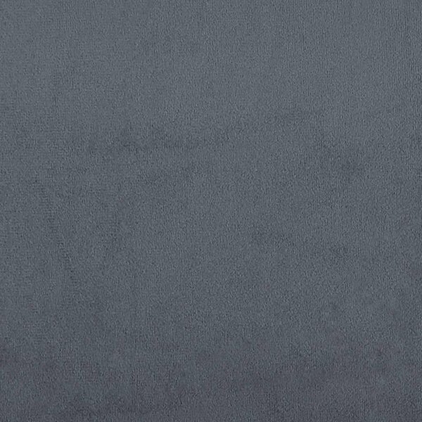 Box Spring krevet bez madraca tamno sivi 90x210 cm samt - Siva / 90 x 210 cm