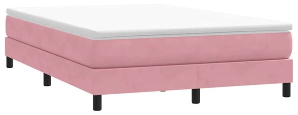 Box Spring krevet bez madraca ružičasti 160x210 cm samt - Ružičasti / 160 x 210 cm