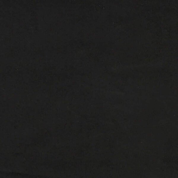 Box Spring krevet bez madraca crni 100x210 cm samt - Crna / 100 x 210 cm