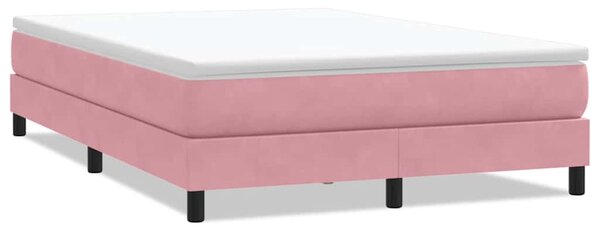 Box Spring krevet bez madraca ružičasti 160x210 cm samt - Ružičasti / 160 x 210 cm