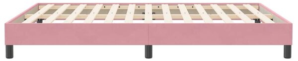 Box Spring krevet bez madraca ružičasti 160x210 cm samt - Ružičasti / 160 x 210 cm