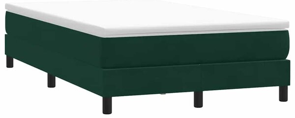 Box Spring krevet bez madraca tamnozeleni 120x210 cm samt - Zelena / 120 x 210 cm