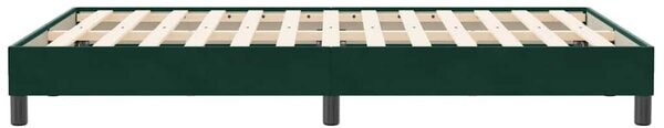 Box Spring krevet bez madraca tamnozeleni 120x210 cm samt - Zelena / 120 x 210 cm