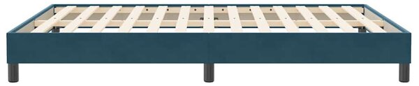 Box Spring krevet bez madraca tamnoplavi 140x210 cm samt - Plava / 140 x 210 cm