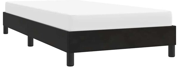 Okvir kreveta bez madraca crni 100x210 cm baršun - Crna / 100 x 210 cm