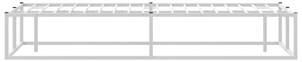 Okvir kreveta bez madraca Bijeli 140x200 cm Metalni - Bijela / 140 x 200 cm
