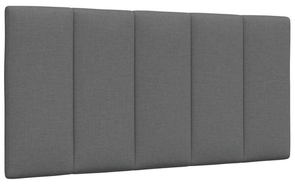 Krevet s madracem Hanko tamnosivi 100 x 200 cm od tkanine - Siva / 100 x 200 cm