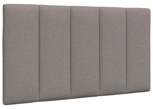Krevet s madracem Hanko smeđesivi 90x200 cm od tkanine - Tupe / 90 x 200 cm