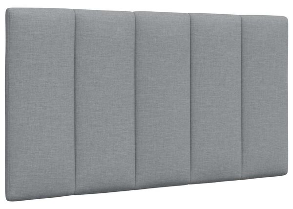 Okvir kreveta bez madraca Hanko svjetlosivi 90x200 cm od tkanine - Siva / 90 x 200 cm