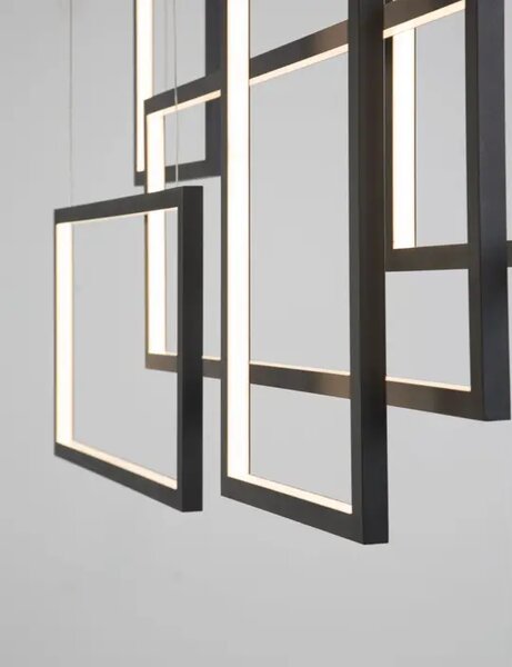 CORNICE VISILICA LED 91W/3000K/4860lm/DIMM/IP20/CRNA NL9142765