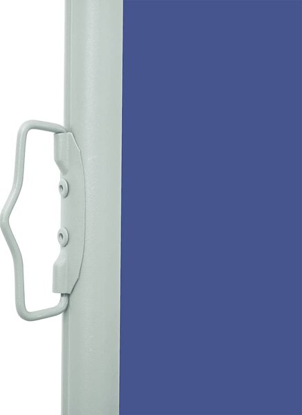 Uvlačiva bočna tenda za terasu 120 x 500 cm plava - Plava / 117 x 500 cm