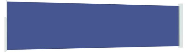 Uvlačiva bočna tenda za terasu 120 x 500 cm plava - Plava / 117 x 500 cm