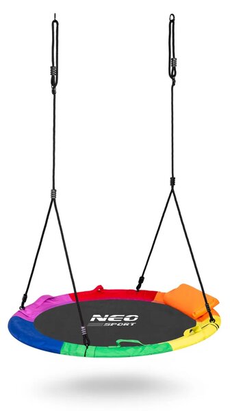 Dječja ljuljačka Neo-Sport Swingo ptičje gnijezdo, Ø 100 cm, crvena, var. 1085