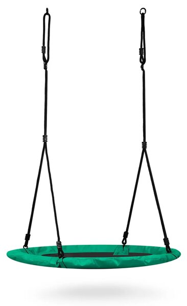 Dječja ljuljačka Neo-Sport Swingo ptičje gnijezdo, Ø 120 cm, crvena