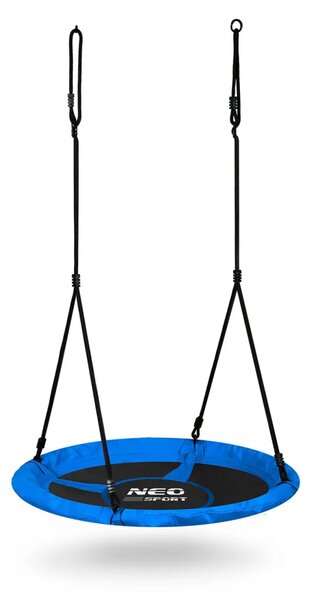 Dječja ljuljačka Neo-Sport Swingo ptičje gnijezdo, Ø 100 cm, siva