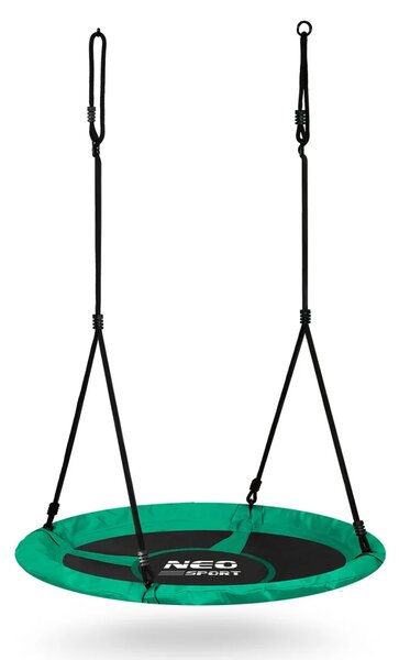 Dječja ljuljačka Neo-Sport Swingo ptičje gnijezdo, Ø 120 cm, crvena