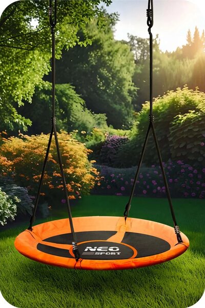 Dječja ljuljačka Neo-Sport Swingo ptičje gnijezdo, Ø 100 cm, crvena, var. 1084