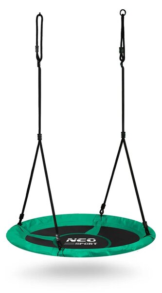 Dječja ljuljačka Neo-Sport Swingo ptičje gnijezdo, Ø 110 cm, zelena
