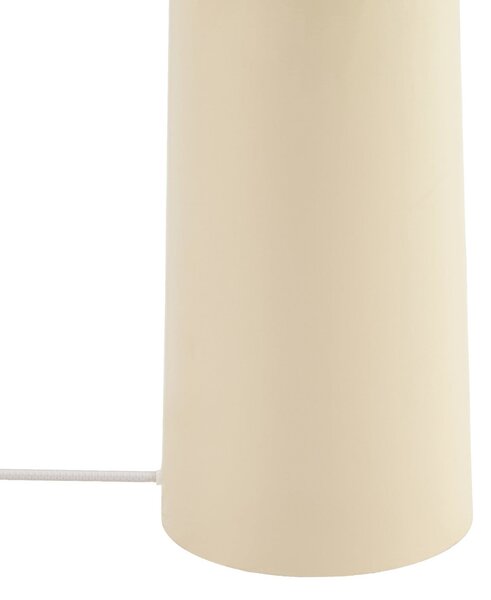 Podne Lampa Lindby, Lotte, Bijela, Dnevna soba, Tkanina / tekstil, Moderan