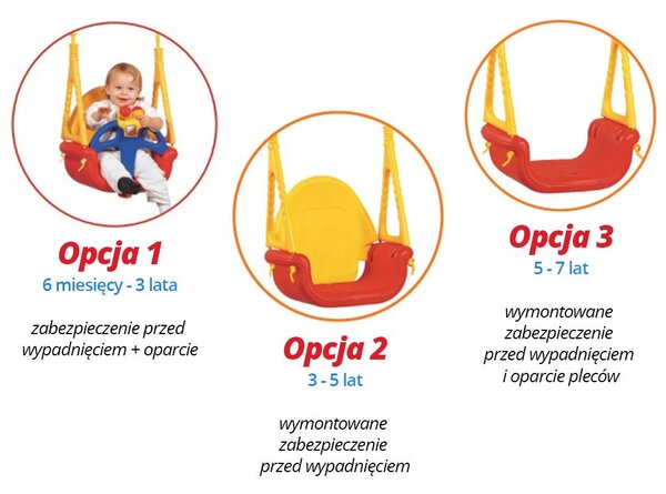 3-u-1 sigurnosna ljuljačka sa zvečkom 421