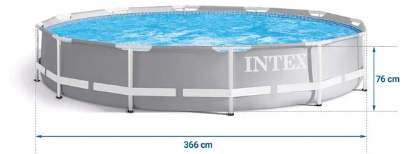 Bazen s okvirom 366 x 76 cm 4 u 1 INTEX 26712