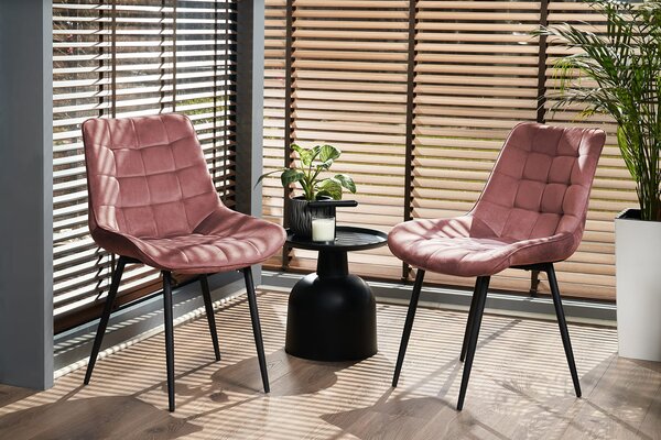 INLEA Blagovaonska stolica 4 kom ARDEN - rose gold