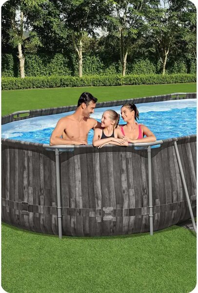 Bazen s okvirom 610 x 366 x 122 cm 12-u-1 Bestway 5611R