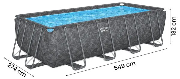 Bazen s okvirom 549 x 274 x 132 cm 11 u 1 Bestway 561KA