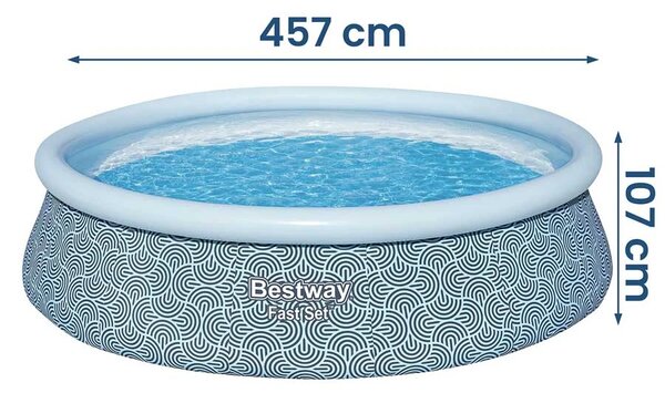 Vrtni bazen 457 x 107 cm Bestway 57372 11-u-1