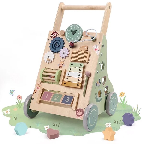 Dječja drvena hodalica - Montessori jungle